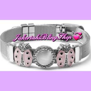 Mesh Charm Bracelet